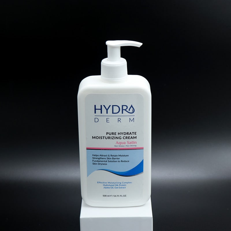 کرم مرطوب کننده و نرم کننده دست و صورت پمپی هیدرودرم Aqua Satin