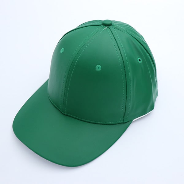 کلاه نقابدار چرم ساده رنگ سبز 61405