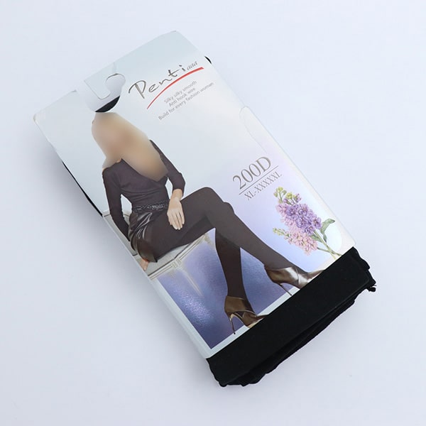 جوراب شلواری پنتی نخ 200D رنگ مشکی کد 10940