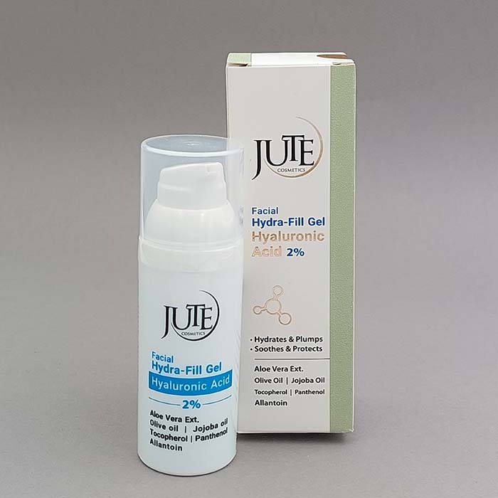 ژل آبرسان پوست صورت حاوی هیالورونیک اسید 2 درصد ژوت JUTE