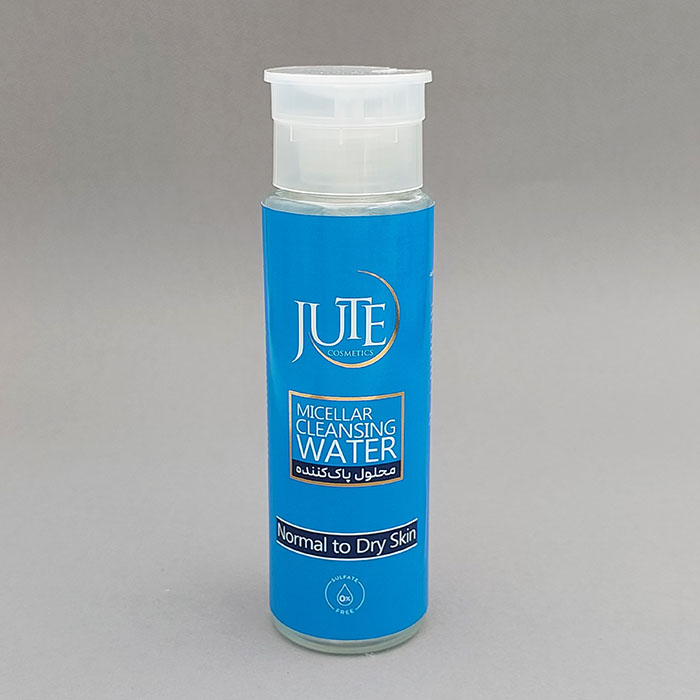 محلول پاک کننده آرایش چشم و صورت ژوت JUTE مناسب پوست خشک و معمولی