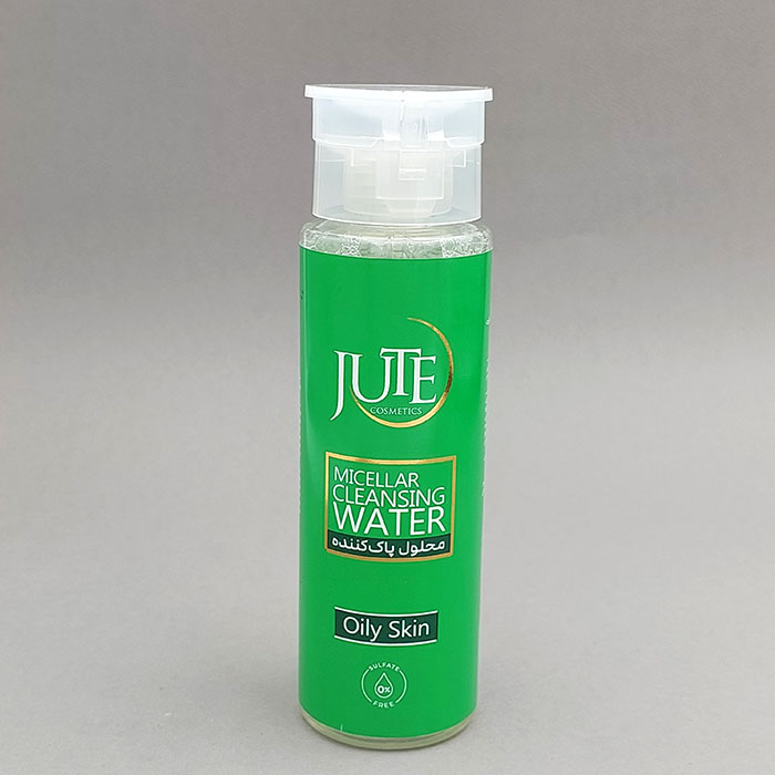 محلول پاک کننده آرایش چشم و صورت ژوت JUTE مناسب پوست چرب