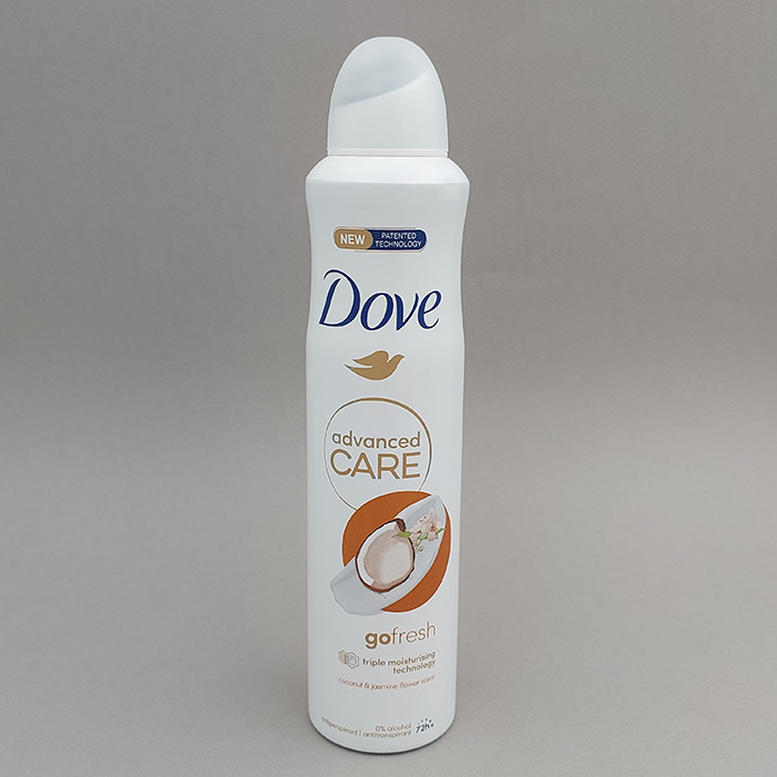 اسپری ضدتعریق داو نارگیل go fresh advance CARE حجم 250