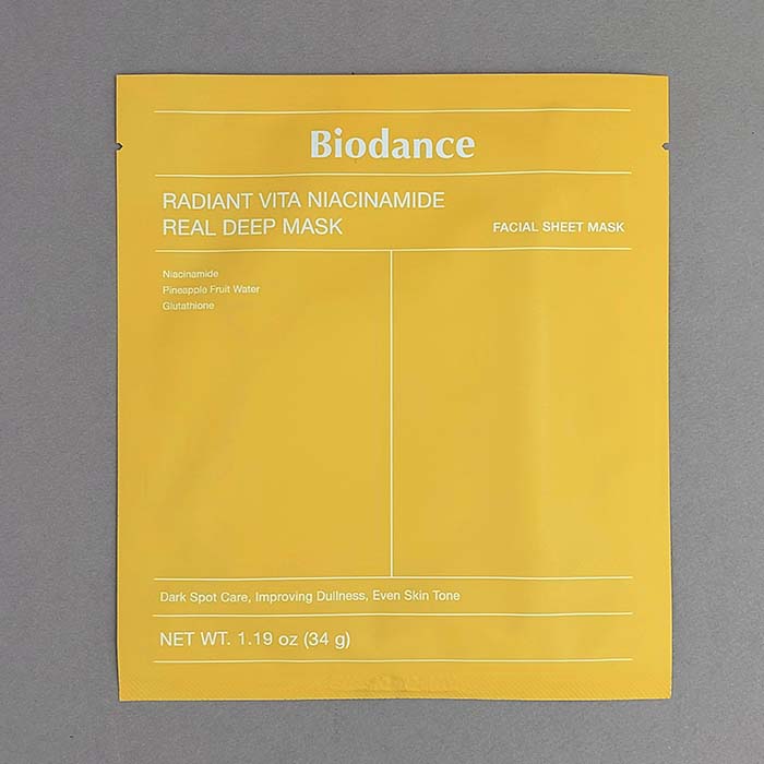 ماسک نقابی بایودنس Biodance مدل نیاسینامید