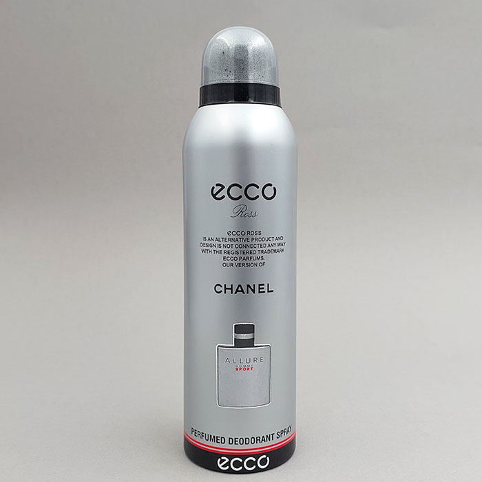 اسپری خوشبو کننده بدن اکو ecco مدل ALLURE HOMME SPORT