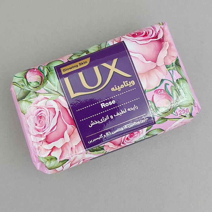 صابون ویتامینه لوکس LUX مدل Rose حجم 125 گرم