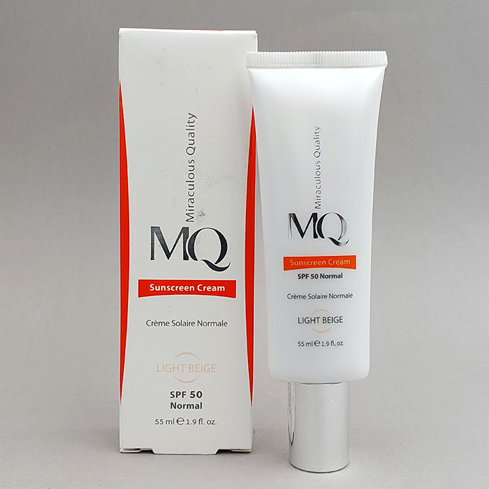 کرم ضد آفتاب نرمال بژ روشن MQ ام کیو SPF 50