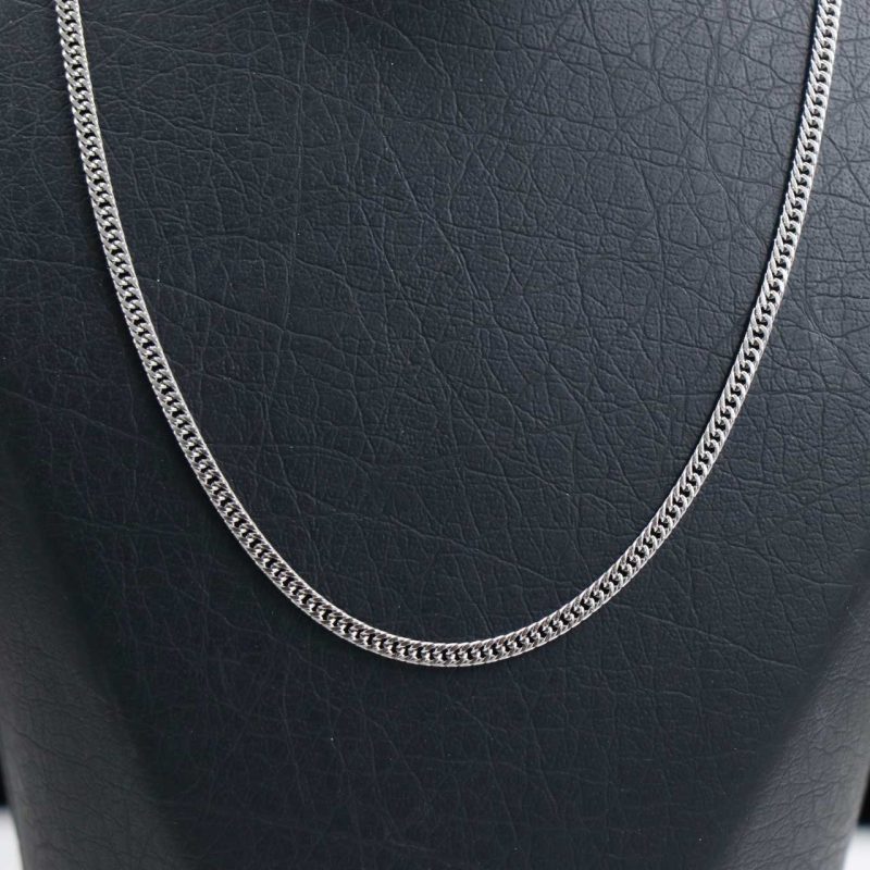 زنجیر استیل رنگ نقره ای طرح کاریتر 3mm وارداتی کد 72534