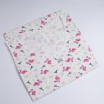 تاپ بلند حلقه ای نخی میسپل سفید سایز 2XL طرح پاپیون