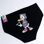 شورت زنانه ملک بانو نخی کش باریک سایز 3XL طرح جوجه اردک