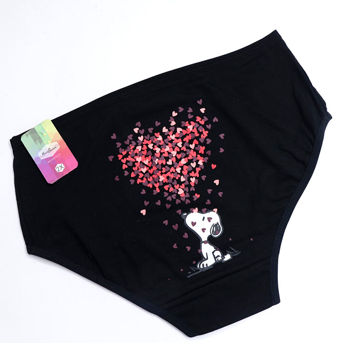 شورت زنانه ملک بانو نخی کش باریک سایز 2XL طرح سگ عاشق
