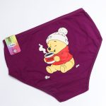 شورت زنانه ملک بانو نخی کش باریک سایز 2XL طرح خرس پو