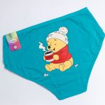 شورت زنانه ملک بانو نخی کش باریک سایز 2XL طرح خرس پو