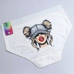 شورت زنانه ملک بانو نخی کش پهن سایز XL طرح دختر