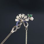 کانزاشی مجلسی رنگ ثابت طلایی آویزدار وارداتی کد 70123