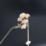 کانزاشی طرح 3 شاخه رنگ ثابت طلایی آویزدار وارداتی کد 70523
