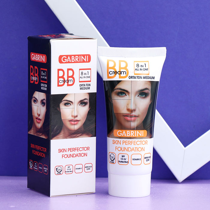 کرم پودر 8 در 1 بی بی مدل مدیوم MEDIUM با SPF15