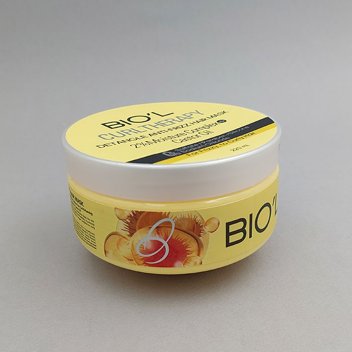 ماسک مو کاسه ای بیول BIOL مدل ضد وز و باز کننده گره مو با 2% روغن کرچک